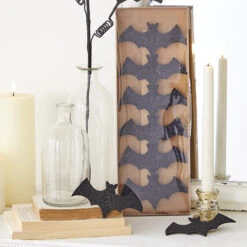 Raz Box Of 8 Clip On Bats Halloween Decoration 4206786