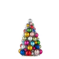 Raz 10", 13", Or 15.5" Multicolor Ball Ornament Christmas Tree -Raz Imports 4220082 71540.1649187602