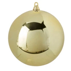 Raz 10" Large Champagne Ball Christmas Ornament 4241205
