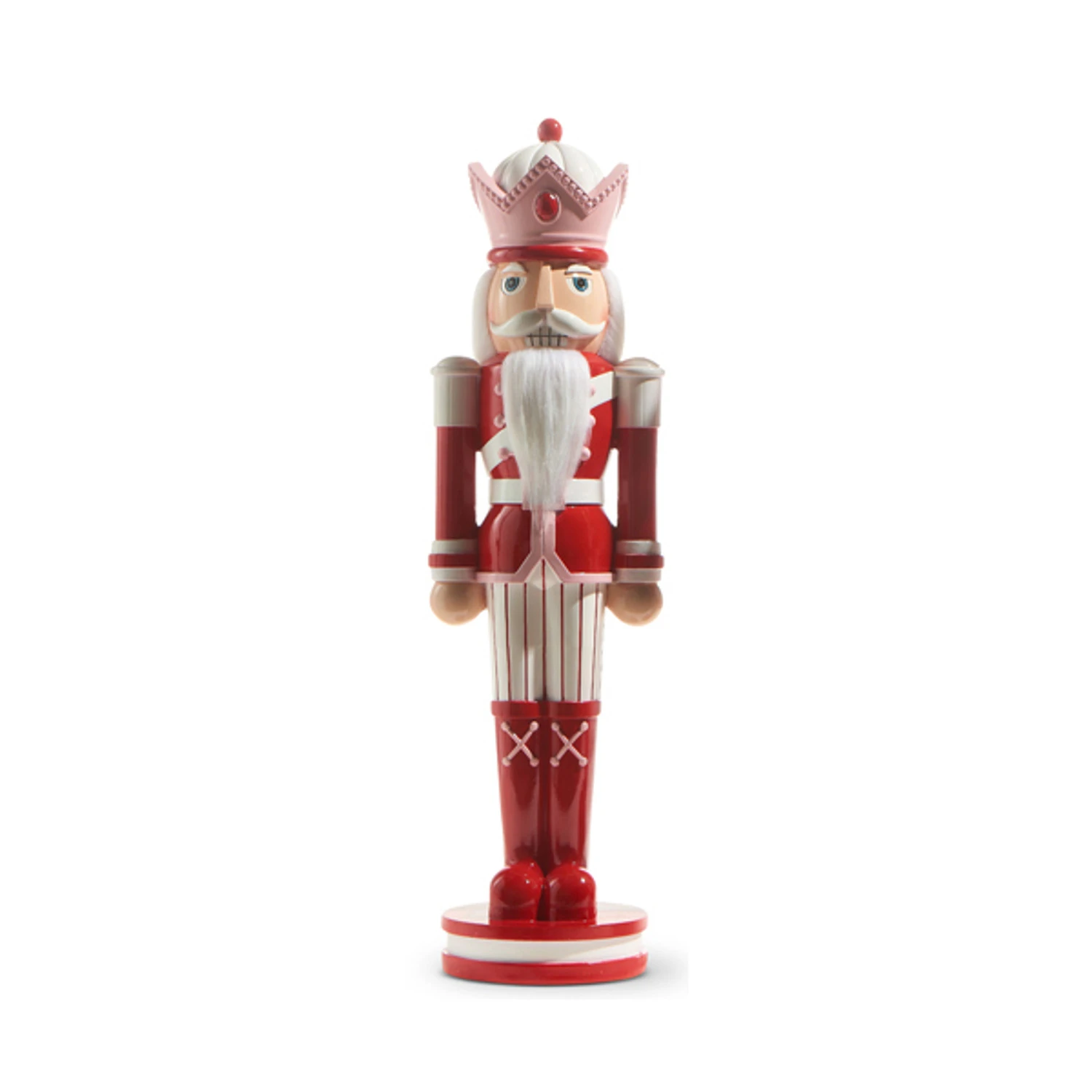 Raz 23.75" Peppermint Red And Pink Nutcracker Christmas Decoration 4301601 3 Raz 23.75" Peppermint Red And Pink Nutcracker Christmas Decoration 4301601 - Image 3