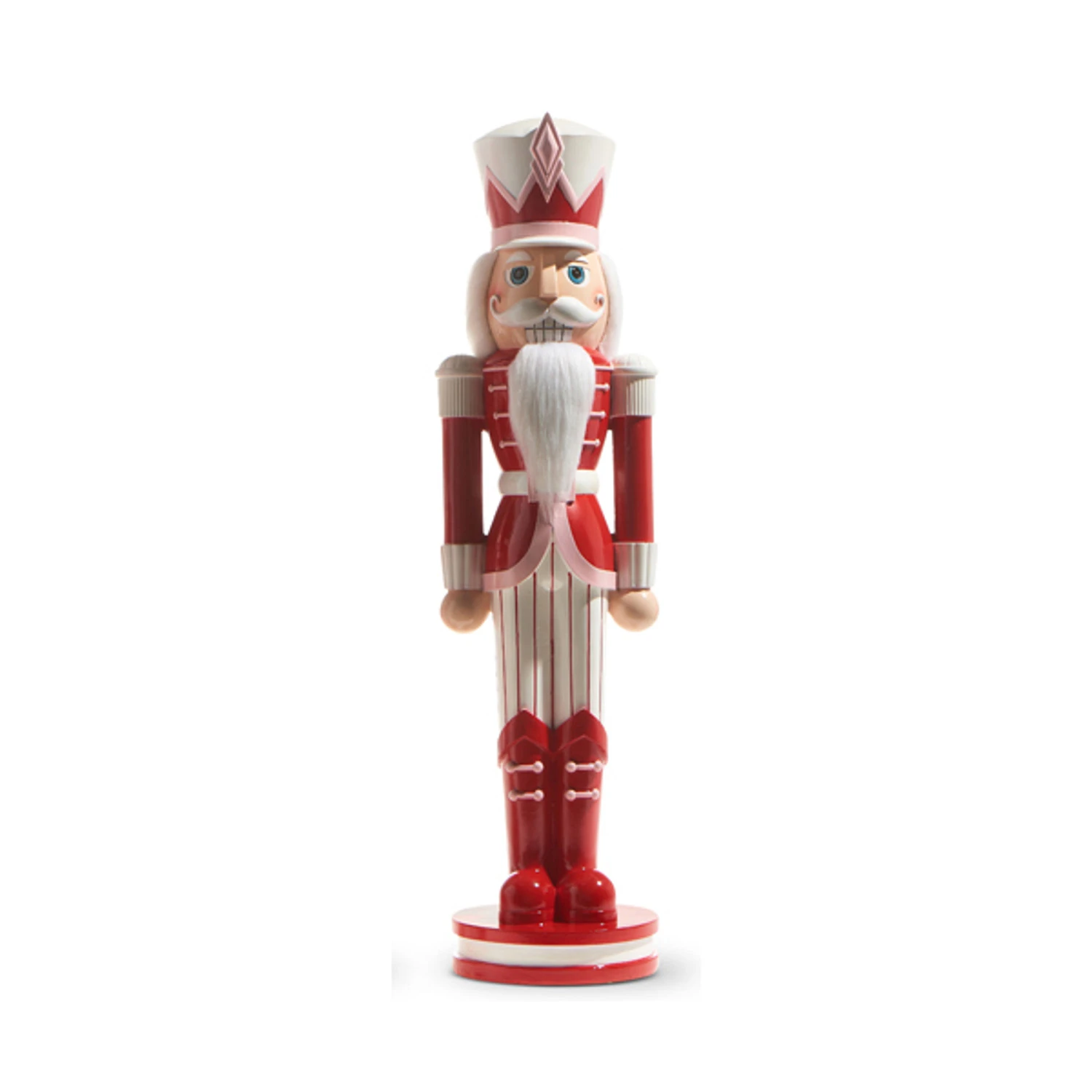 Raz 23.75" Peppermint Red And Pink Nutcracker Christmas Decoration 4301601 4 Raz 23.75" Peppermint Red And Pink Nutcracker Christmas Decoration 4301601 - Image 4