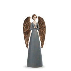 Raz 15.75" Or 17.75" Blue Santos Angel Christmas Figure 5 Raz 15.75" Or 17.75" Blue Santos Angel Christmas Figure -Raz Imports 4312154 57211.1682366772