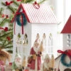 Raz 13.5" Red Roof House Christmas Decoration 4312336