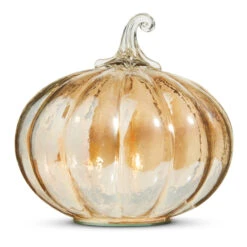 Raz Glass Pumpkins Fall Or Halloween Decoration 6 Raz Glass Pumpkins Fall Or Halloween Decoration -Raz Imports 4319542 19299.1683660058