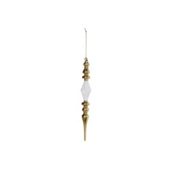Raz 11" Gold And Clear Finial Glass Christmas Ornament 4320868 6 Raz 11" Gold And Clear Finial Glass Christmas Ornament 4320868 -Raz Imports 4320868a 38875.1683808860