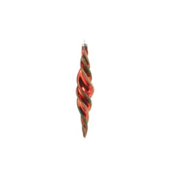 Raz 9.5" Multicolor Swirl Glass Christmas Ornament 4322847 -Raz Imports 4322847a 71659.1684252205