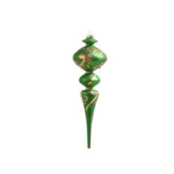 Raz 11.5" Large Green Holly Leaf Finial Glass Christmas Ornament 4322909 7 Raz 11.5" Large Green Holly Leaf Finial Glass Christmas Ornament 4322909 -Raz Imports 4322909b 72192.1684416284
