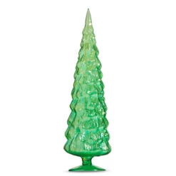 Raz 18" Large Iridescent Red Or Green Glass Tree Christmas Decoration 6 Raz 18" Large Iridescent Red Or Green Glass Tree Christmas Decoration -Raz Imports 4322933 04511.1686758724