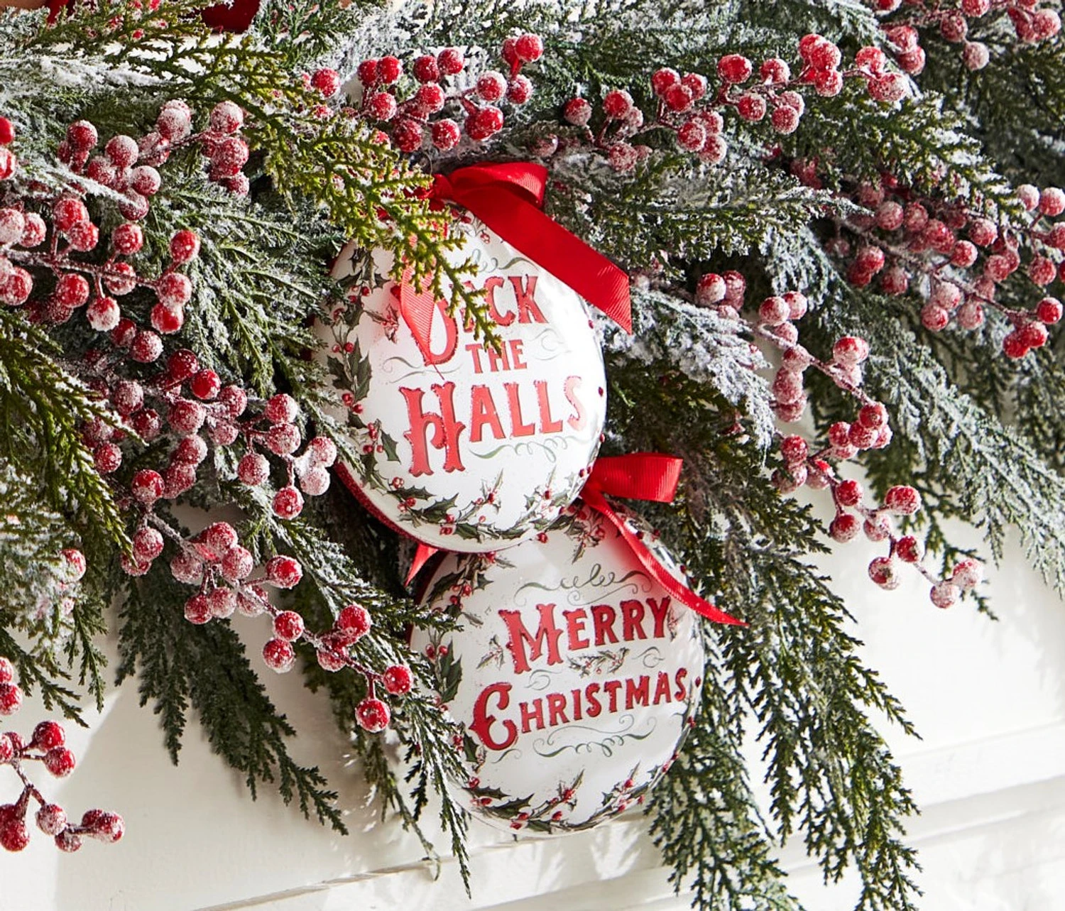 Raz 5" Holiday Greetings Disc Glass Christmas Ornament 4324605 1 Raz 5" Holiday Greetings Disc Glass Christmas Ornament 4324605