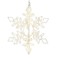 Raz 15.75" Or 19.5" Hanging Lighted Snowflake Christmas Decoration -Raz Imports 4340625 99074.1685045347