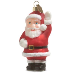 Raz Eric Cortina 3.5" Or 8" Waving Santa Blow Mold Glass Christmas Ornament -Raz Imports 4353153 1 78469.1691093522