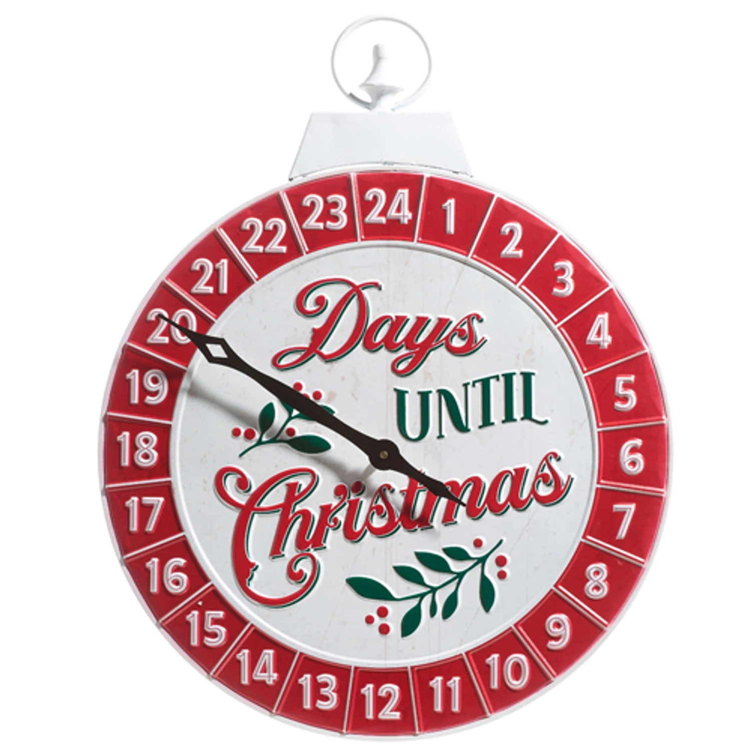 Raz 24" Days Til Christmas Countdown Advent Calendar Sign 4359044 1 Raz 24" Days Til Christmas Countdown Advent Calendar Sign 4359044