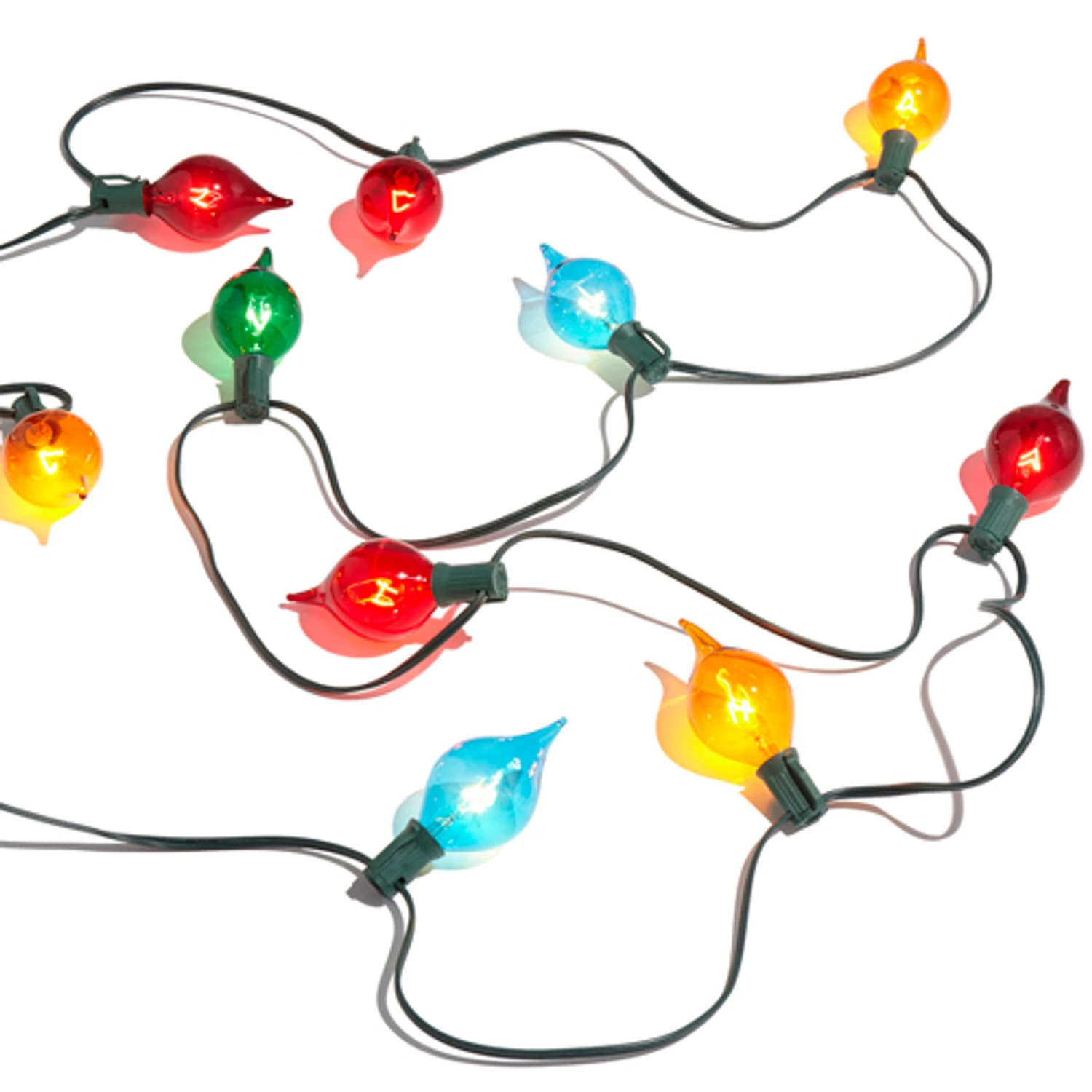 Raz 14' Connectable Shiny Kismet String Multicolor Lights L4237037 2 Raz 14' Connectable Shiny Kismet String Multicolor Lights L4237037 - Image 2