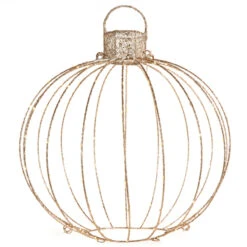 Raz 14", 19", Or 23.5" Large Gold Lighted Metal Frame Ornament Christmas Decoration 7 Raz 14", 19", Or 23.5" Large Gold Lighted Metal Frame Ornament Christmas Decoration -Raz Imports L4340610 10677.1686252480