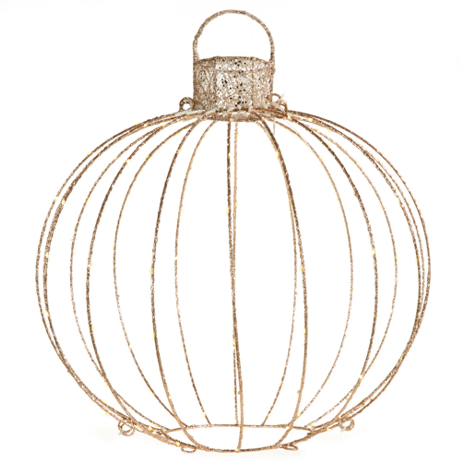 Raz 14", 19", Or 23.5" Large Gold Lighted Metal Frame Ornament Christmas Decoration 4 Raz 14", 19", Or 23.5" Large Gold Lighted Metal Frame Ornament Christmas Decoration - Image 4