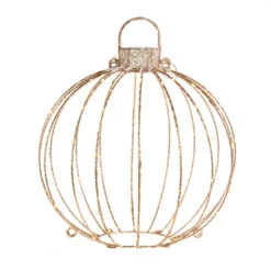 Raz 14", 19", Or 23.5" Large Gold Lighted Metal Frame Ornament Christmas Decoration 6 Raz 14", 19", Or 23.5" Large Gold Lighted Metal Frame Ornament Christmas Decoration -Raz Imports L4340654 75545.1686252474