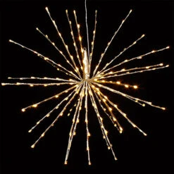 Raz 17", 23", Or 27.5" Gold LED Lighted Starburst With Remote Christmas Decorations -Raz Imports apibn3bb6 53073.1646091959