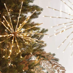 Raz Imports 11 Raz 17", 23", Or 27.5" Gold LED Lighted Starburst With Remote Christmas Decorations