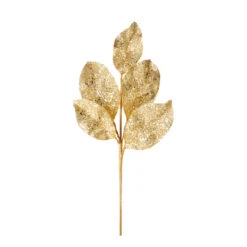 Raz 24" Silver Or Gold Beaded Metallic Leaf Christmas Spray F4106650 -Raz Imports apihbjah5 88874.1646091921