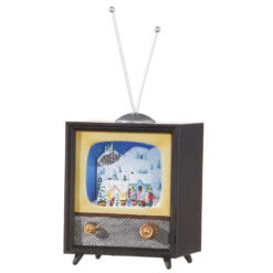 Raz 10" Animated Musical Television Christmas Decoration 3516162 9 Raz 10" Animated Musical Television Christmas Decoration 3516162 -Raz Imports apiiquar4 52978.1646091933