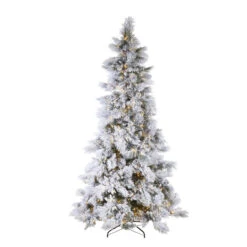 Raz 7.5' Or 9' Pre Lit Flocked Pine Christmas Tree -Raz Imports apimd3u2b 07855.1646091890